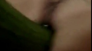 i get fucked in ass, cucumber and cum on