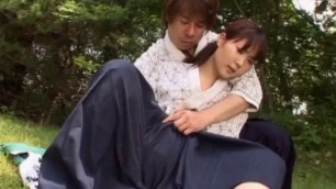 Miyuki Tanguchi seduces her sexy trainer