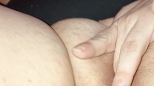 Chubby Girlfriend likes to masturbate in front of me