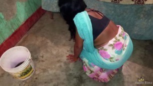 Hot Indian village maid fucked by landlord In room