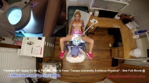 Bella Ink's Gyno Exam By Doctor From Tampa Caught On Hidden Cams