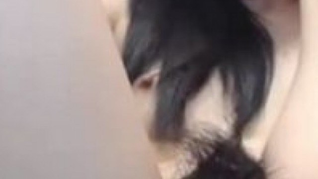 Asian schoolgirl by a pussy very hairy