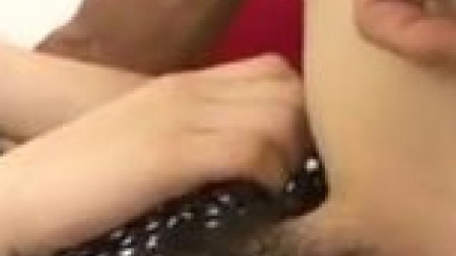 asian pussy with dildo and cock