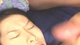 Little Asian Milf Gets Her Hairy Cunt Pounded