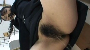 Asian with hairy by a pussy pissing peasant in the mouth