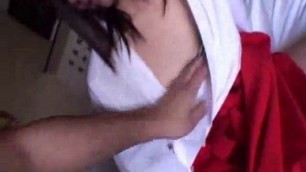 Asian girl with small tits fucked in her hot hole Asian Porn
