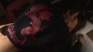 Sexy Asian Chick Spreads Her Legs And Gets Her Hairy Cunt Banged Creampie Impregnation