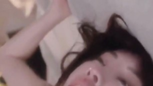 Asian Girl Cums as she get fucked hard