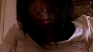 Young Asian Sex Masturbates in Fron of Master